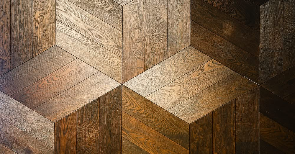 oak parquet floors